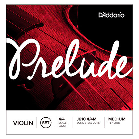 D'Addario J810 4/4M Prelude Violin Medium