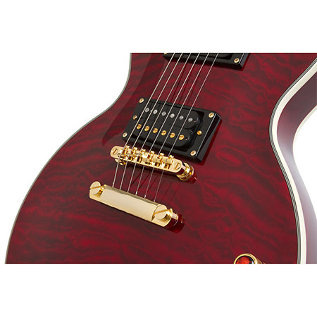 Prophecy Les Paul Custom Plus GX Outfit Black Cherry + étui Epiphone