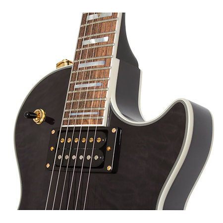 Prophecy Les Paul Custom Plus GX Outfit Midnight Ebony + étui Epiphone