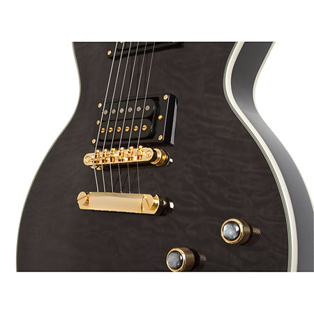 Prophecy Les Paul Custom Plus GX Outfit Midnight Ebony + étui Epiphone
