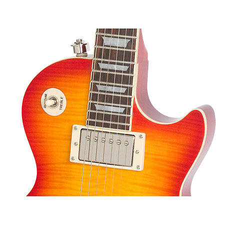 Les Paul TRIBUTE Plus Outfit Faded Cherry Sunburst  + étui Epiphone