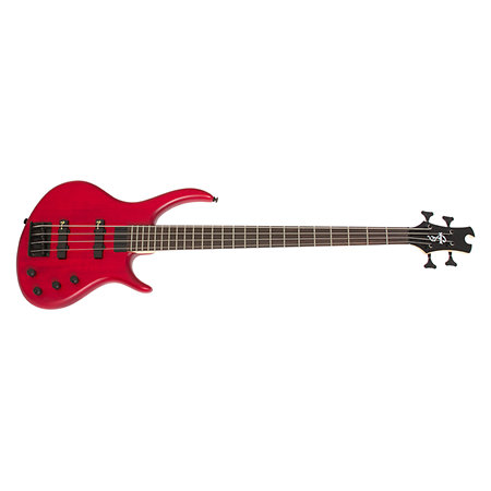 Epiphone Toby Deluxe-IV Bass Translucent Red Satin