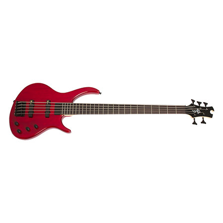 Epiphone Toby Deluxe-V Bass Translucent Red