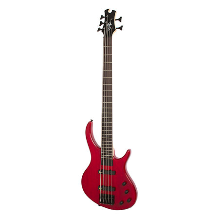 Toby Deluxe-V Bass Translucent Red Epiphone
