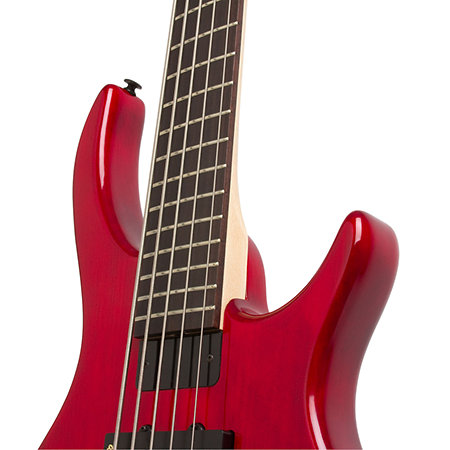 Toby Deluxe-V Bass Translucent Red Epiphone