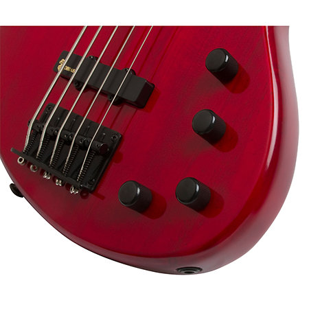 Toby Deluxe-V Bass Translucent Red Epiphone