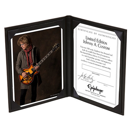 Ltd Ed Johnny A. Signature Outfit Sunset Glow Gloss + étui Epiphone
