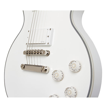 Ltd Ed Matt Heafy Snofall Les Paul Custom Alpine White housse Epiphone