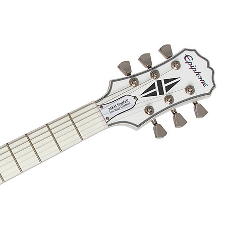 Ltd Ed Matt Heafy Snofall Les Paul Custom Alpine White housse Epiphone