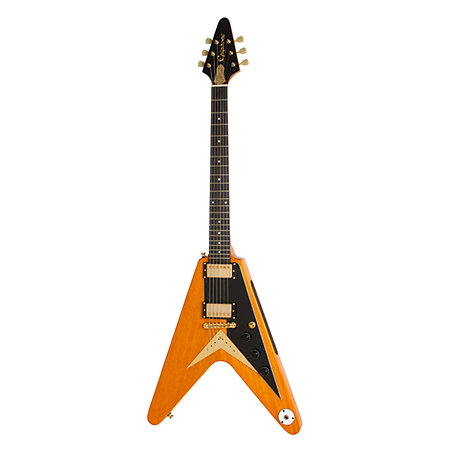 Ltd Ed Joe Bonamassa 1958 Amos Korina Flying-V Amber Natural + étui Epiphone