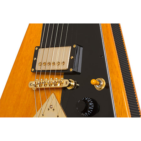 Ltd Ed Joe Bonamassa 1958 Amos Korina Flying-V Amber Natural + étui Epiphone