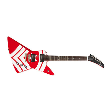 Jason Hook M-4 Explorer Red + housse Edition Limitée Epiphone