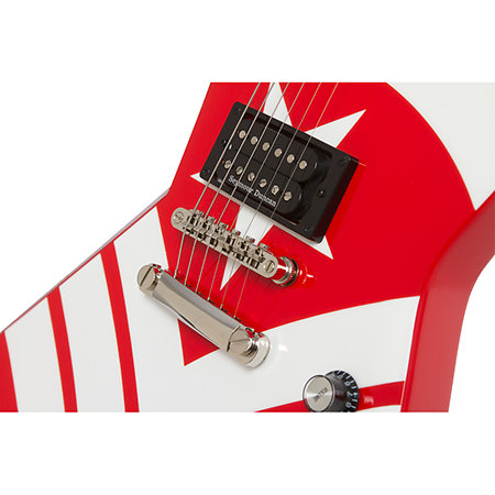Jason Hook M-4 Explorer Red + housse Edition Limitée Epiphone