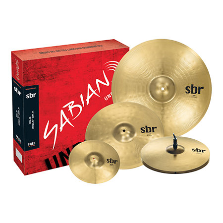 Sabian SBR - Set harmonique - 14"-16"-20" + splash 10" offerte