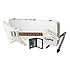 Ltd Ed Tommy Thayer White Lightning Explorer Metallic White  + étui Epiphone