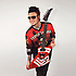 Jason Hook M-4 Explorer Red + housse Edition Limitée Epiphone