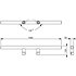 HTX Barre totem pour structure triangulaire 290mm ASD