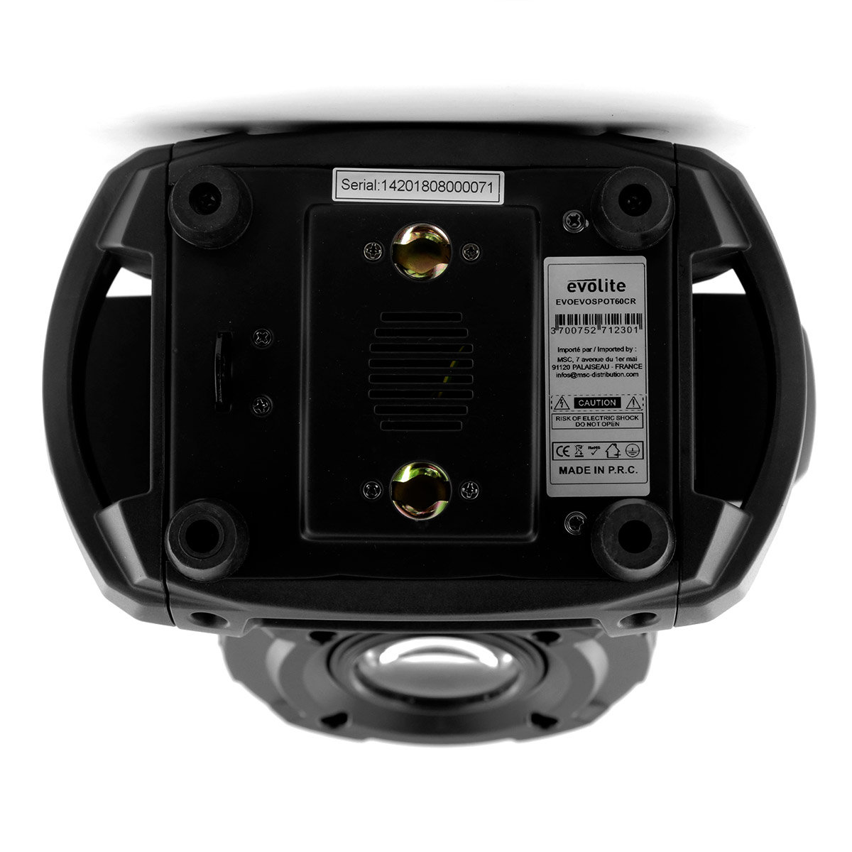 Projecteur Moving Head EVO Spot 60-CR - LED 60W 7500K, Gobos, Prisme, Pour DJ, Clubs, événements