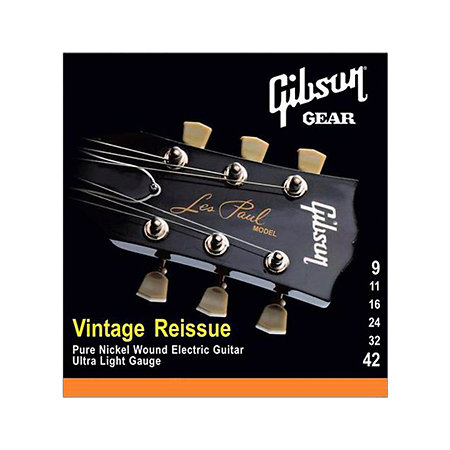 Vintage Reissue Electric Strings Ultra Lights 9/42 Gibson
