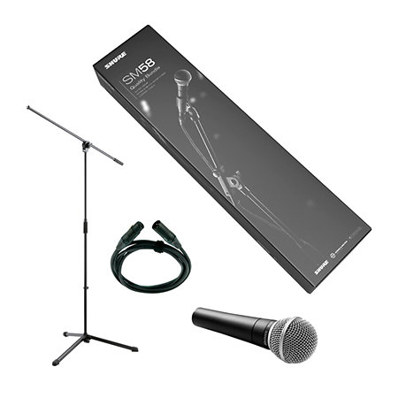 Shure Pack Quality SM58-LCE + pied KM + câble CORDIAL