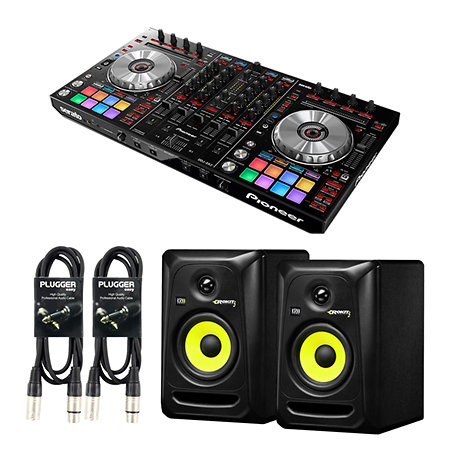 Pioneer DJ Pack DDJ SX2 + 2 RP5 G3 + Câbles XLR