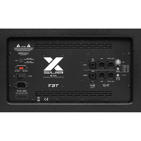 Pack X-LITE 10A (paire) + XSUB 15SA FBT