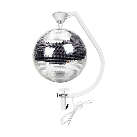 Power Acoustics Mirrorball Stand Blanc Pack