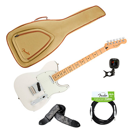 Fender PLAYER TELE MN Polar White Pack