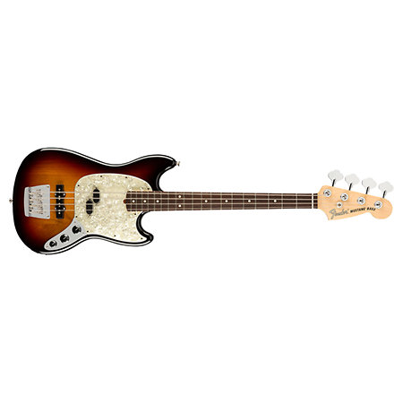 American Performer Mustang Bass 3 Color Sunburst Fender