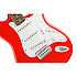 Affinity Stratocaster Race Red Squier by FENDER