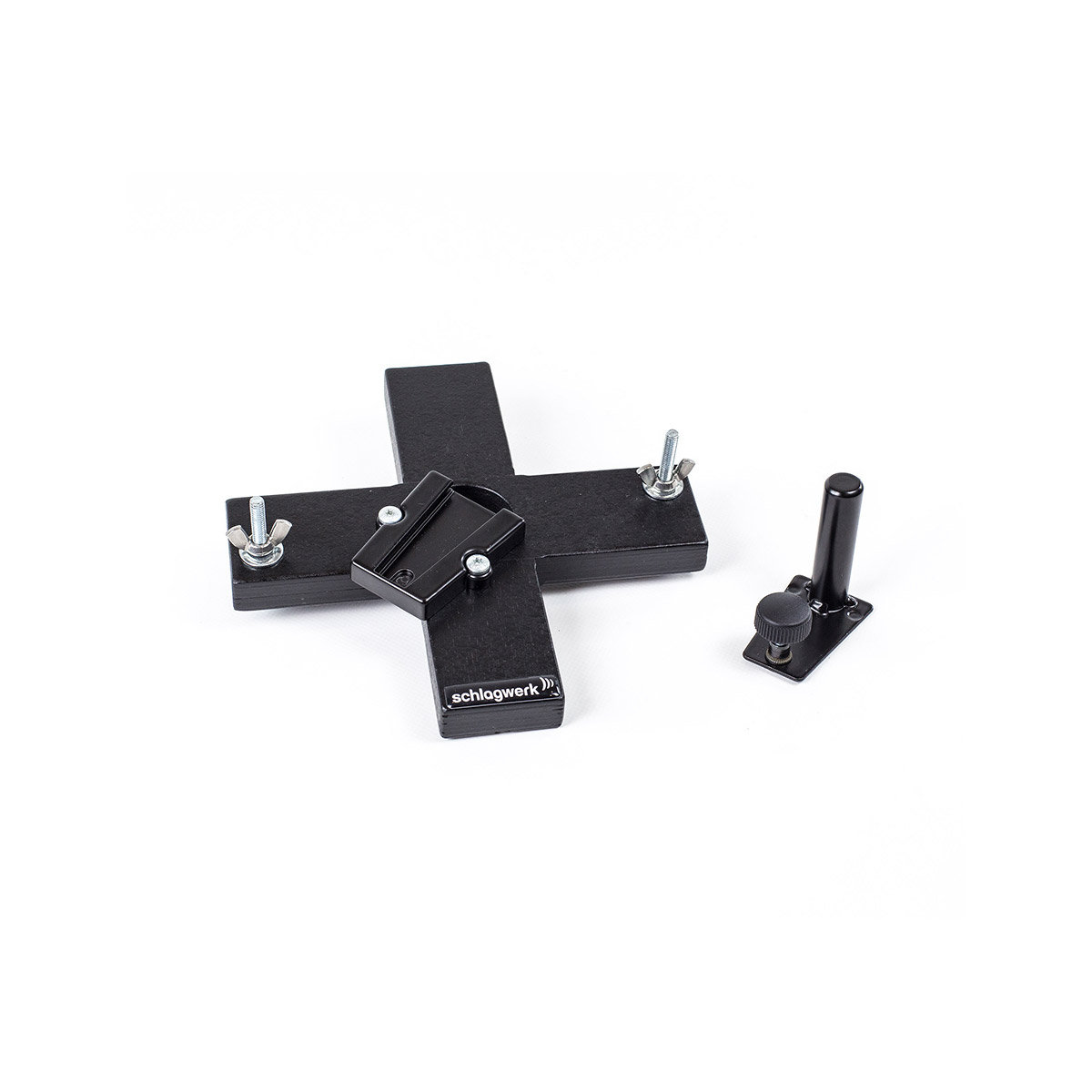 GEWA Coquille Attache Tom 18cm Avec Articulation à Rotule - 2 Memorylocks Inclus