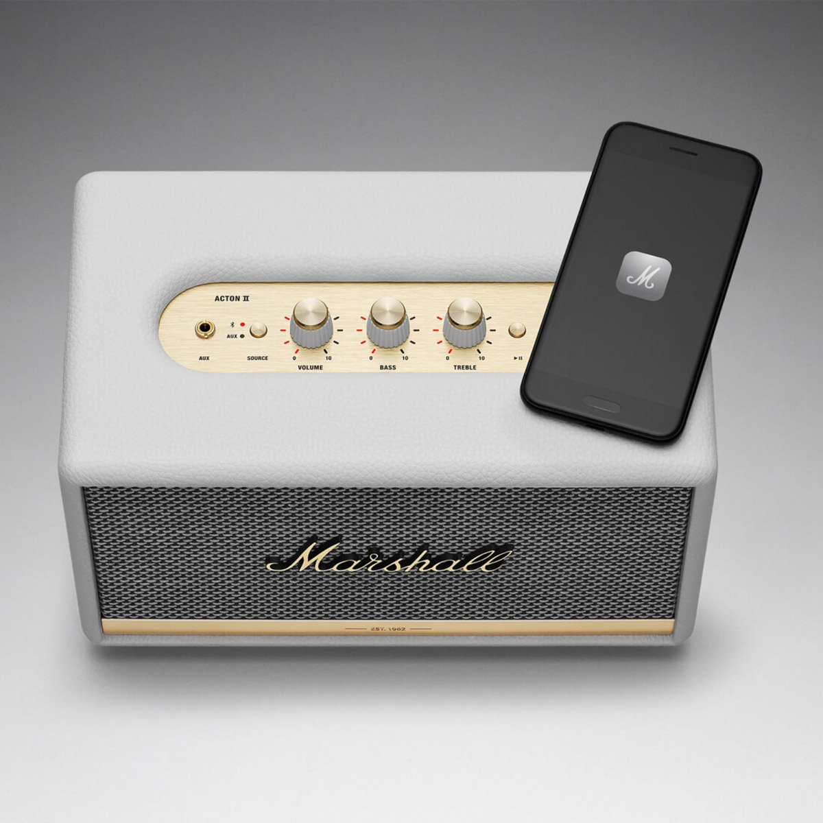 Marshall ACTON BT II White - Enceinte Multimedia SonoVente.com