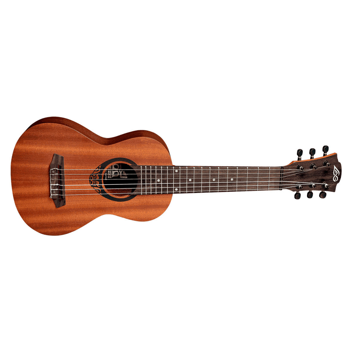 Ukulélé Ténor Lâg TKT8 Tiki Baby - Acajou, Palissandre, Cordes Aquila, Housse Incluse - 5