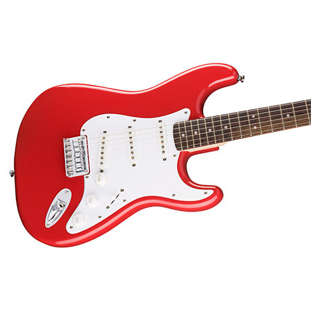 Bullet Strat Hard Tail Fiesta Red Squier by FENDER
