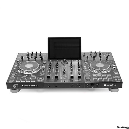 Denon Prime 4  Sistema DJ todo en uno - mesa de mezclas de 4 canales