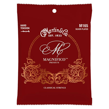 M165 CLASSICAL MAGNIFICO Premium 80/20 Bronze Silverplated à boucle Tirant Fort Martin Strings