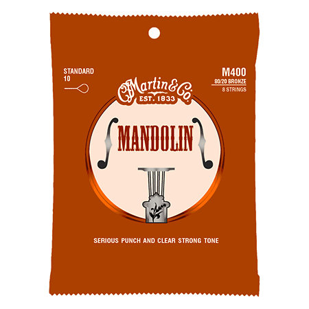 Martin Strings M400 MANDOLINE 80/20 Bronze Standard Light 10/34