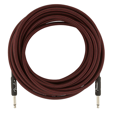 Fender Professional Series Instrument Cable, 7,5m, Red Tweed