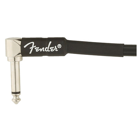 Professional Series Instrument Cable, 15cm, Black (Lot de 2) Fender