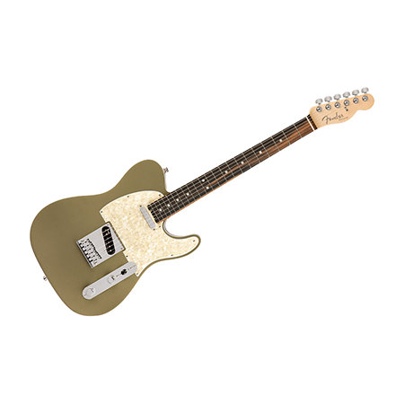 Fender American Elite Telecaster ébène Satin Jade Pearl Metallic