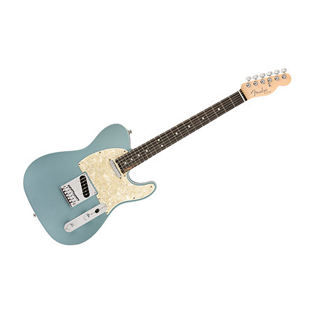Fender American Elite Telecaster ébène Satin Ice Blue Metallic