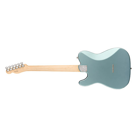 American Elite Telecaster ébène Satin Ice Blue Metallic Fender