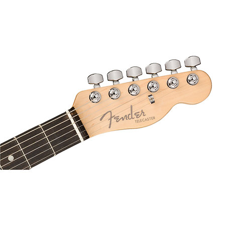 American Elite Telecaster ébène Satin Ice Blue Metallic Fender