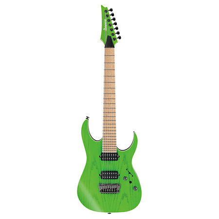 RGR5227MFX-TFG Transparent Fluorescent Green avec son étui Ibanez