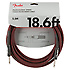 Professional Series Instrument Cable, 5,5m, Red Tweed Fender