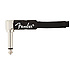 Professional Series Instrument Cable, 15cm, Black (Lot de 20) Fender