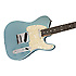 American Elite Telecaster ébène Satin Ice Blue Metallic Fender