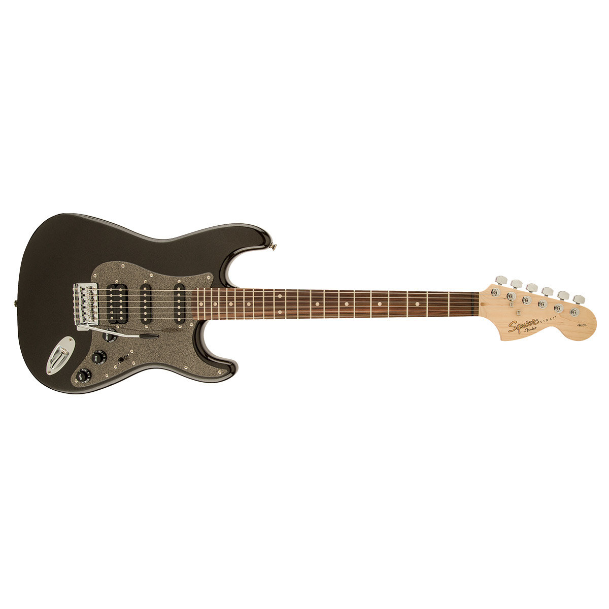 Squier By Fender Affinity Stratocaster Hss Montego Black Metallic Guitare Forme St 5736