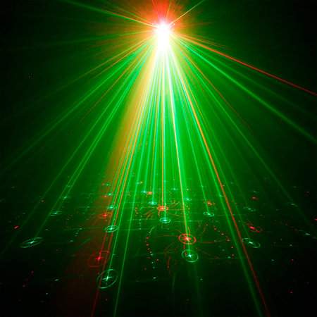 Jeu de lumière 3 en 1 - stroboscope - laser - flower GHOST