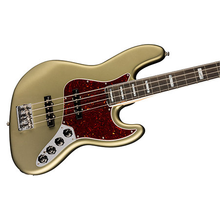 American Elite Jazz Bass EB Satin Jade Pearl Metallic Fender